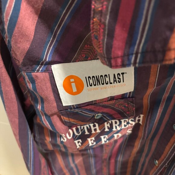 Wrangler Rodeo Contestant Shirt with sponsor patches etc - Picture 6 of 6